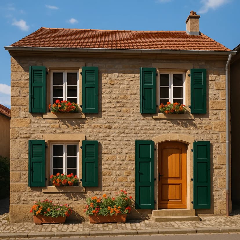 Volets battants à Sarreguemines